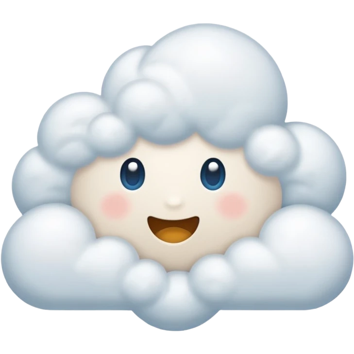 nuvem normal emoji