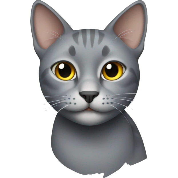 gray cat  emoji