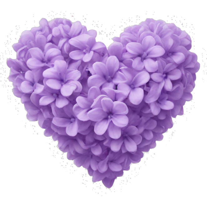 Lilac Heart emoji
