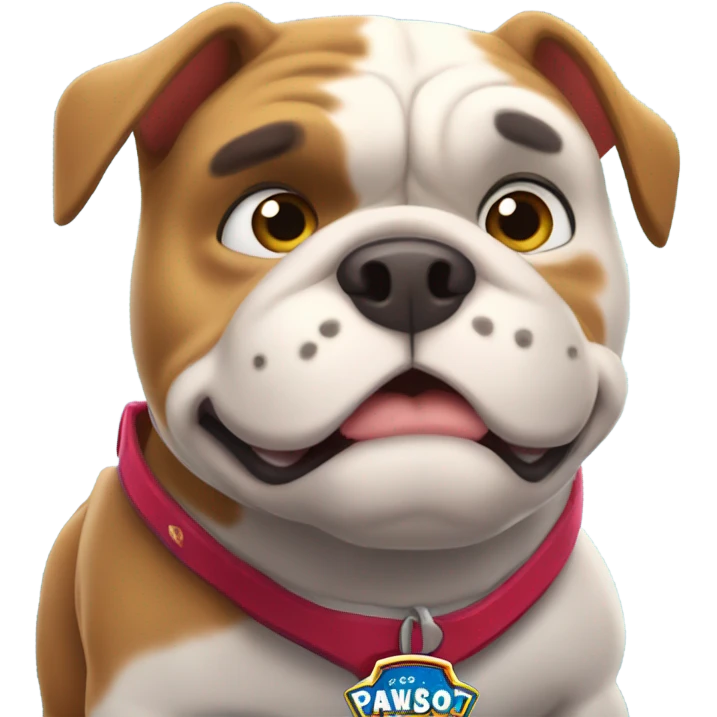 paw patrol bulldog emoji