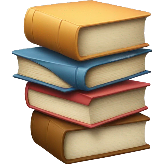 Stack of books  emoji