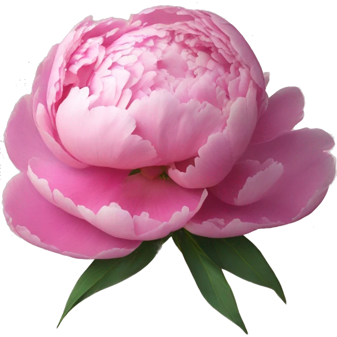 peonies ￼ emoji