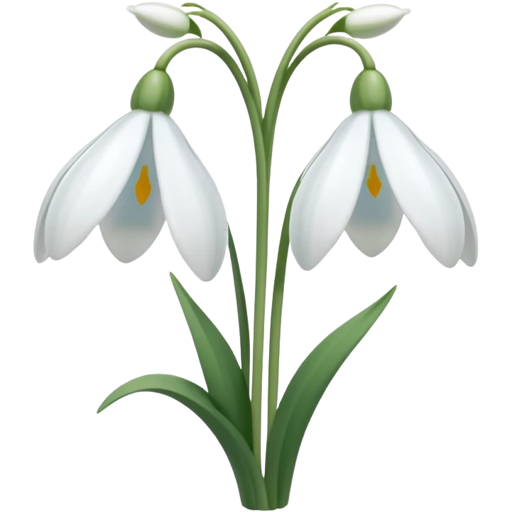 Snowdrops emoji