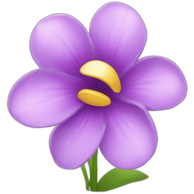 Main qui tien une fleur emoji