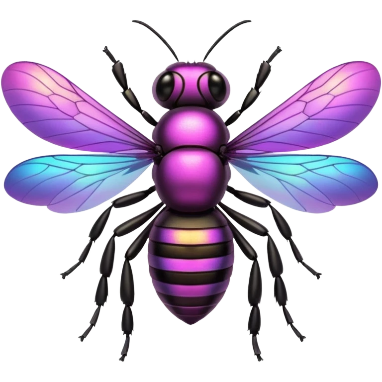 Bee Magenta Insect emoji