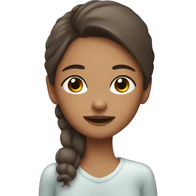 Girl doing skincare emoji