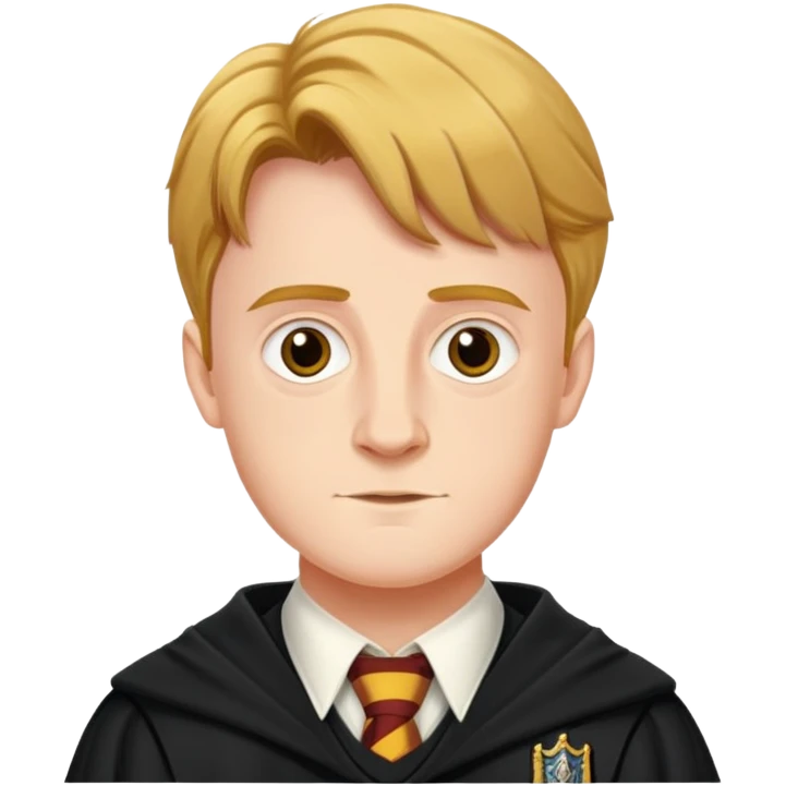 Hugh Mitchell is colin creevey in harry potter, wear hogwarts uniform emoji