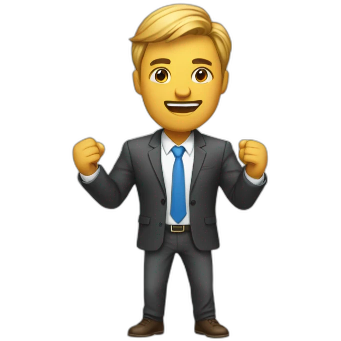 entrepreneur figthing emoji