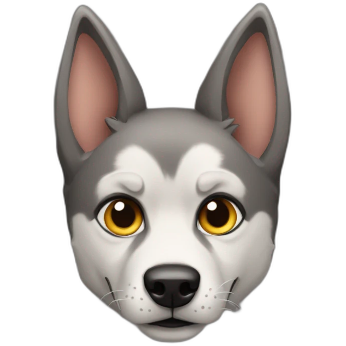 perro lobo emoji
