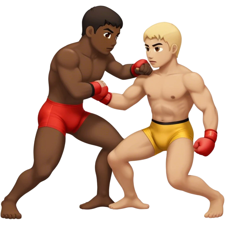 2 people who wrestling emoji