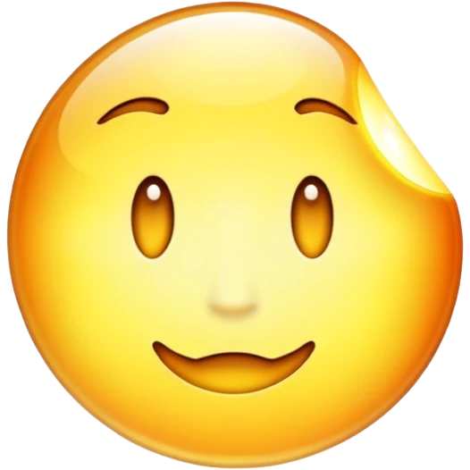 Light reflected from the mirror emoji