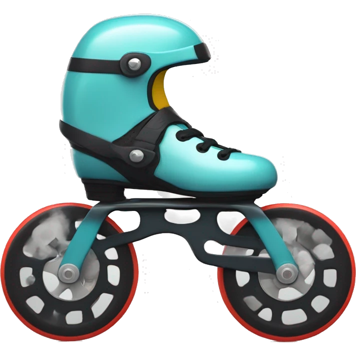 Solo Patines con rayos en las ruedas a velocidad  emoji