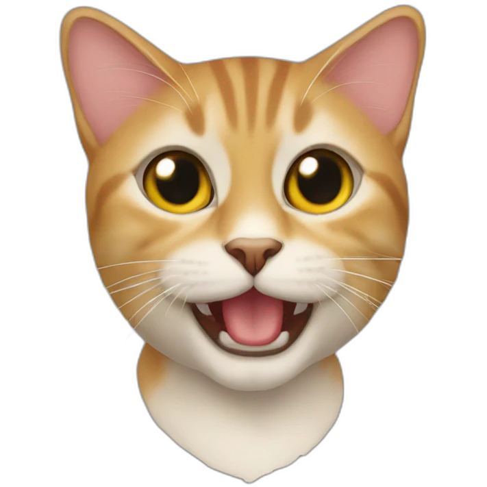 Kedi sarman emoji