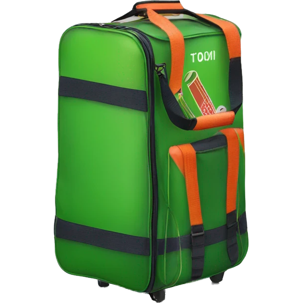 Trolley cricket kit bag emoji