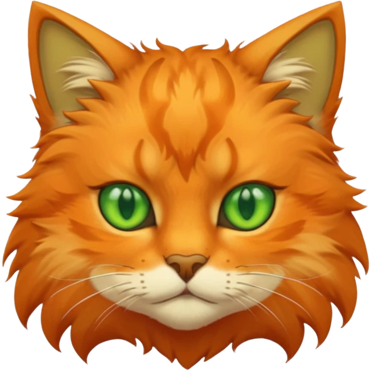 warrior cat face only emoji