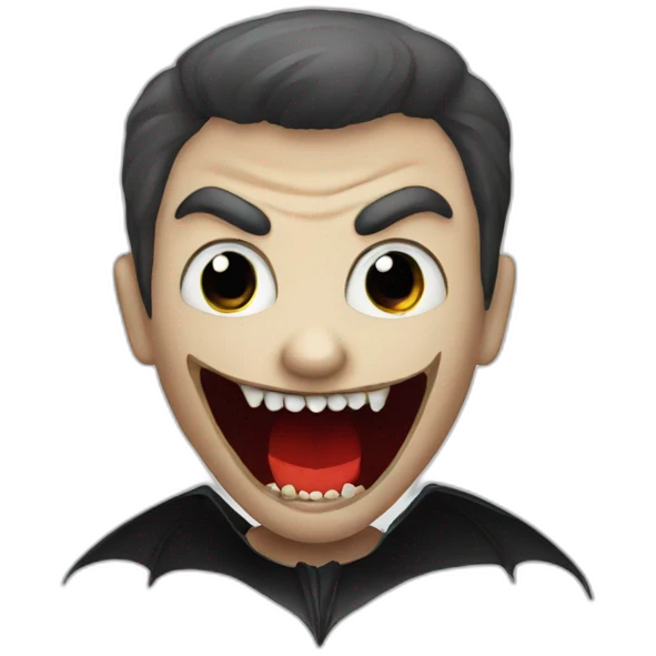 Un vampire emoji