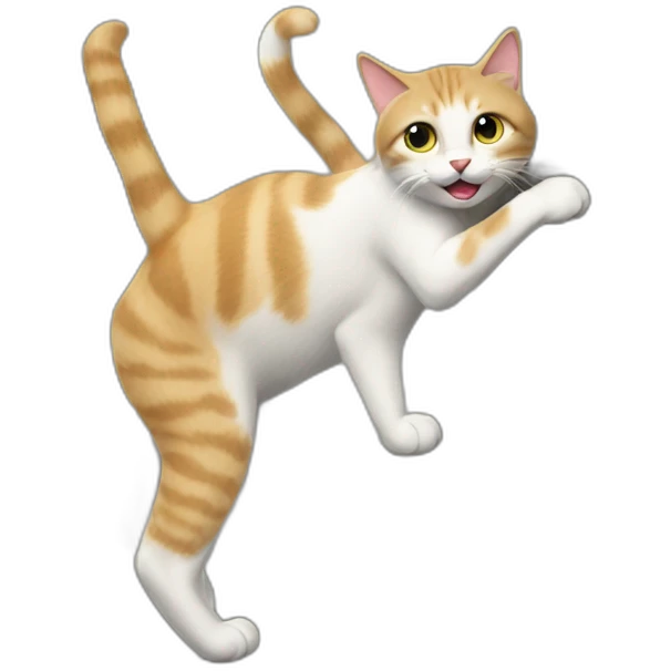 climbing-cat emoji