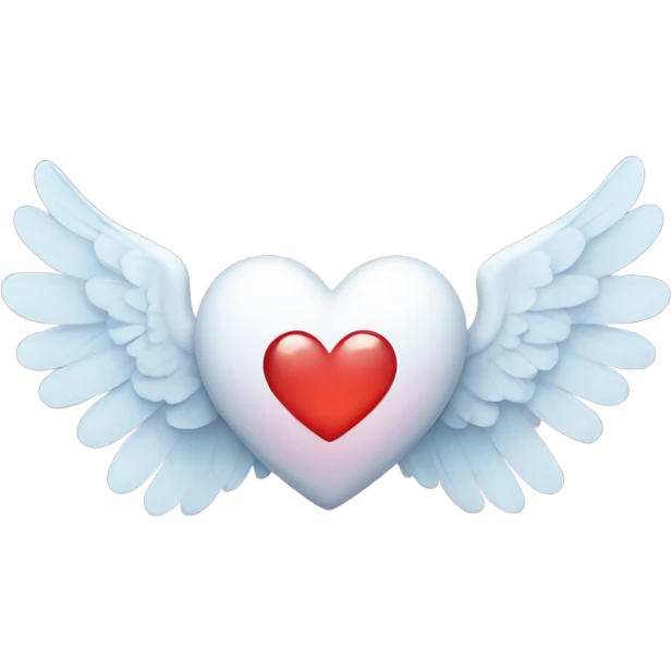 heart with angel wings emoji