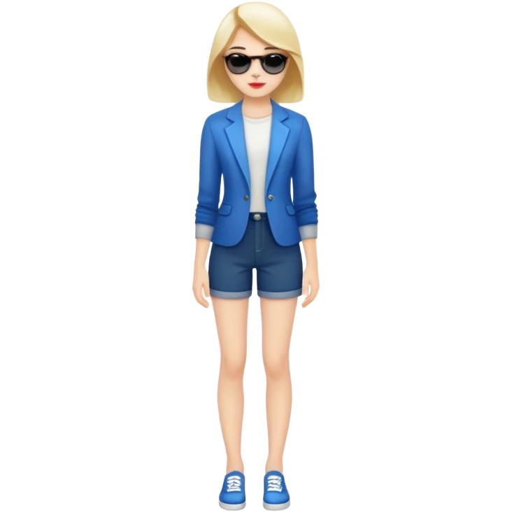 stylish full body model emoji