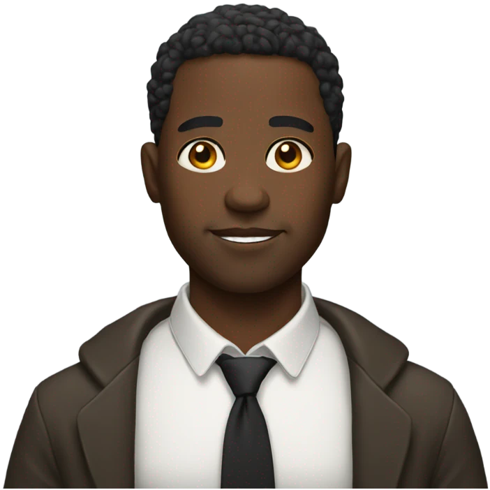 Black man emoji