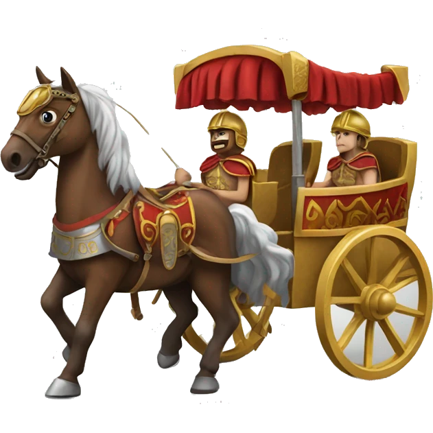 roman horse chariot emoji