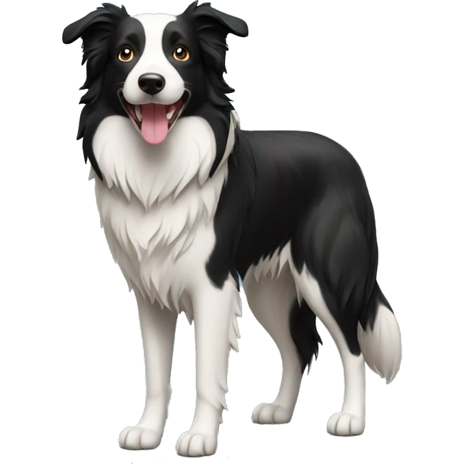 Border Collie Dog Full Body emoji