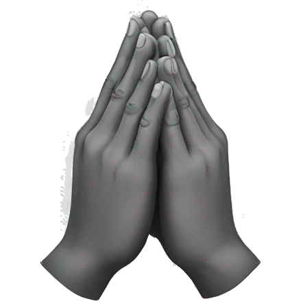 Praying hands emoji