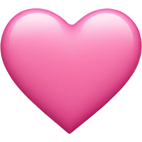 Pink heart emoji