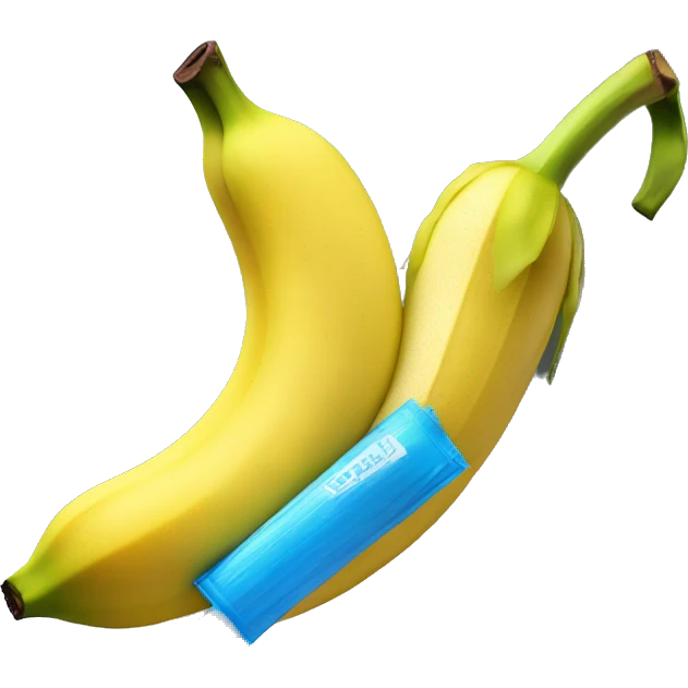 banana with a supersoaker emoji