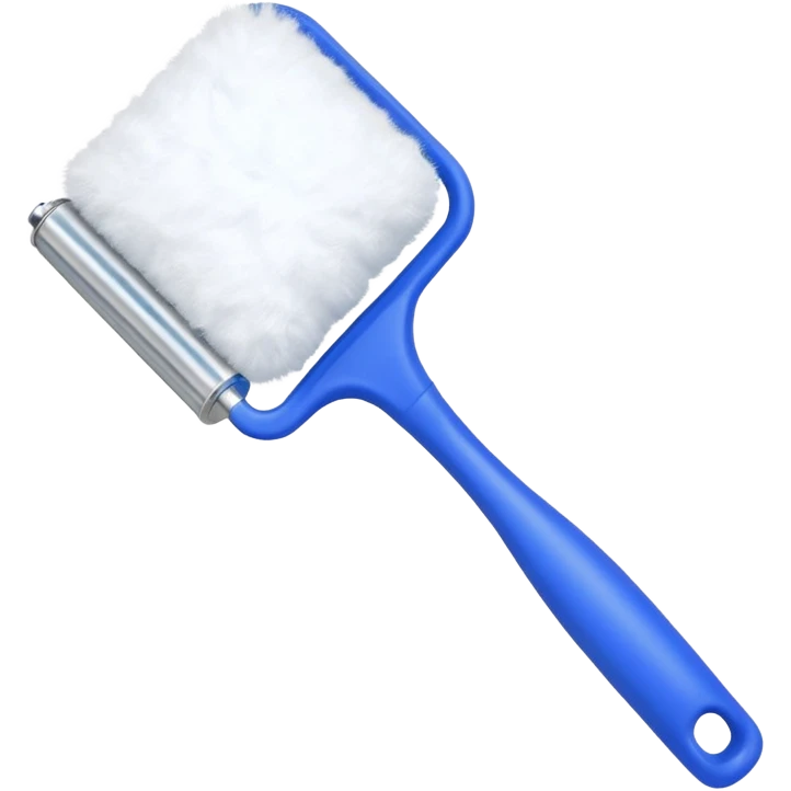 Small paint roller brush emoji