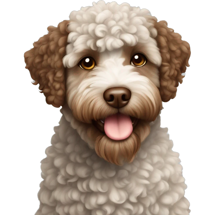 Lagotto Brown Dog emoji