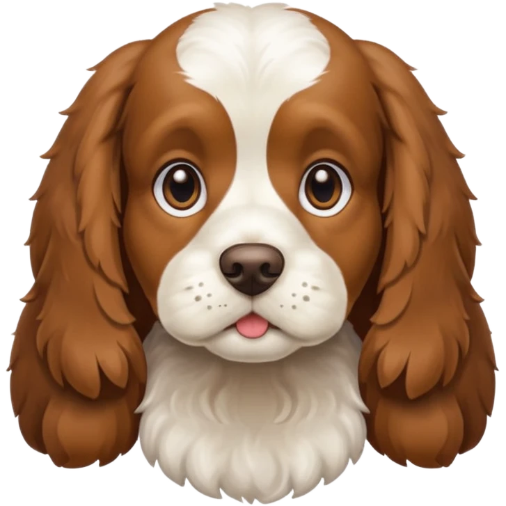 A Cocker Spaniel dog emoji