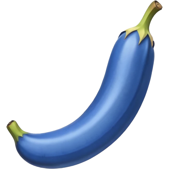 blue banana emoji