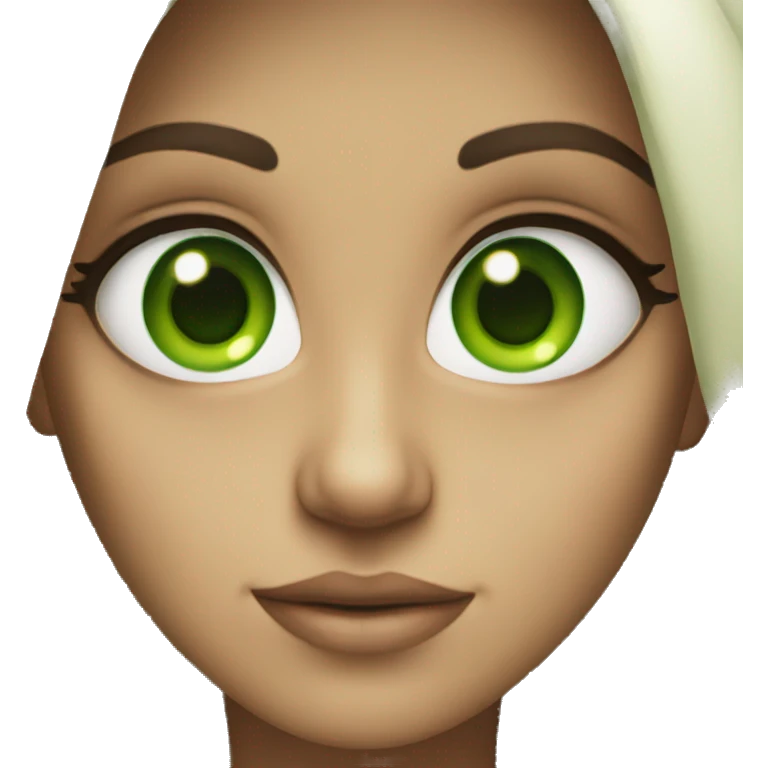 Green eyes emoji