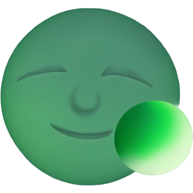 green moon emoji