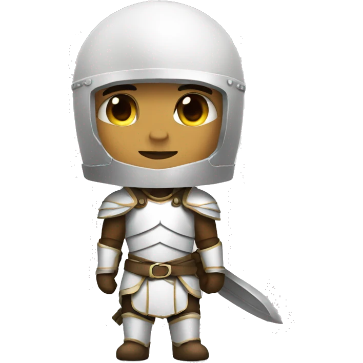 warrior in white armor emoji