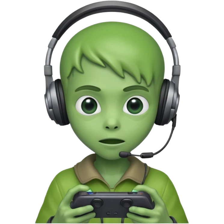 Alien Kid  gamer emoji