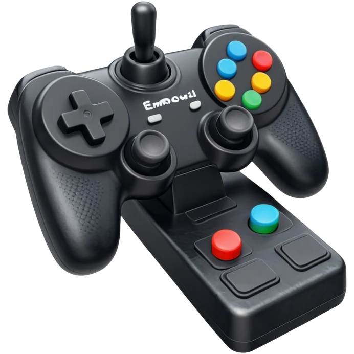 80s vintage gaming joystick controller emoji
