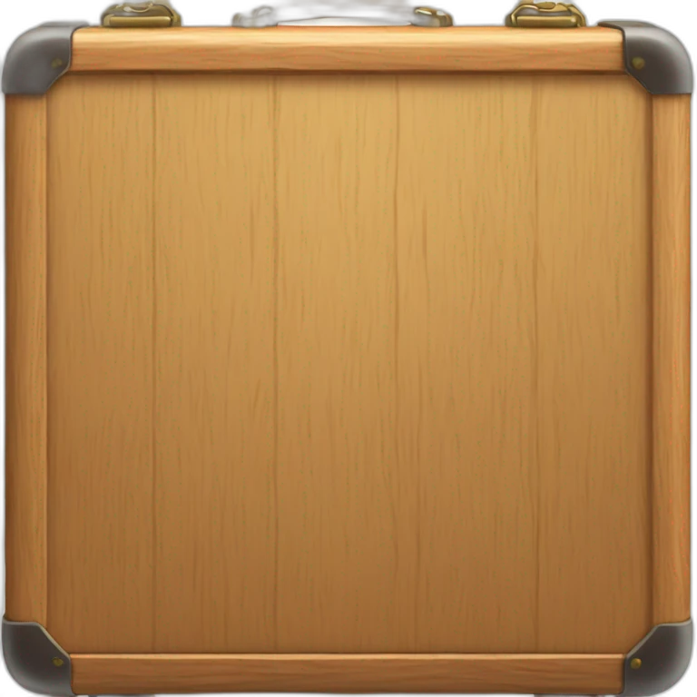 Wooden case emoji