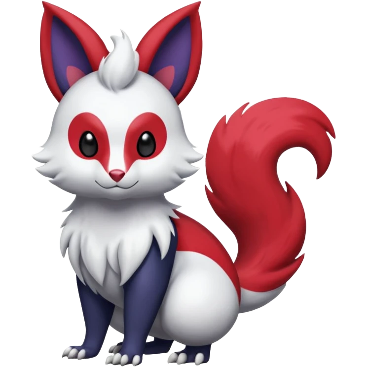 Shiny Furret-Absol-Noibat-Hybrid (Full body) emoji