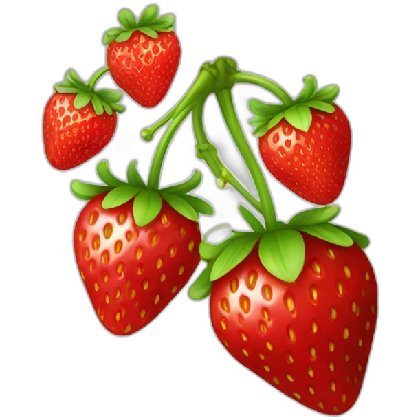 Strawberry cherry emoji