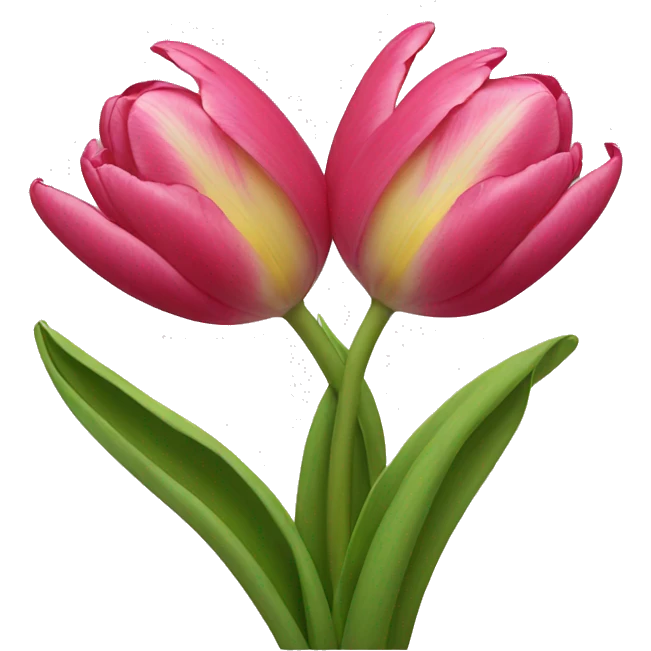 tulips emoji