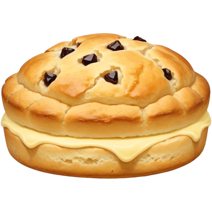 just one scone, with no layers in the middle emoji