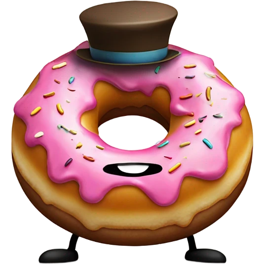 Talking donut named Jerry  emoji