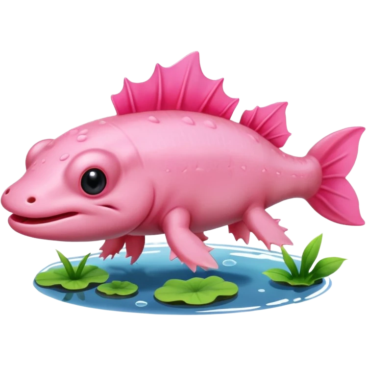 genra la imagen de un ajolote emoji