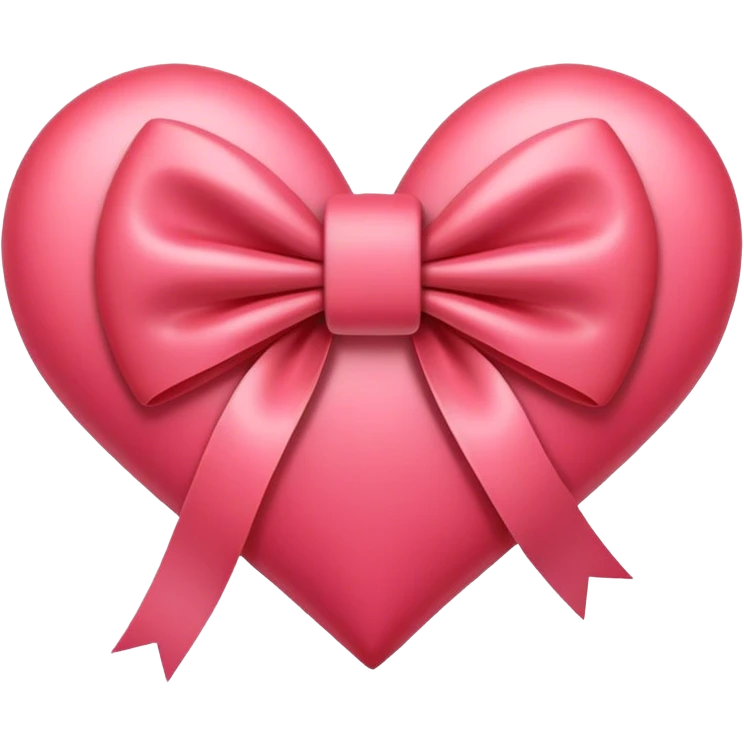 Cute heart bow emoji  emoji