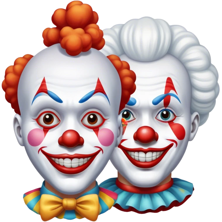 Hayes and I as clowns emoji