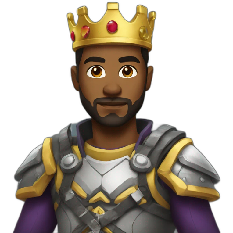 Gamer king emoji
