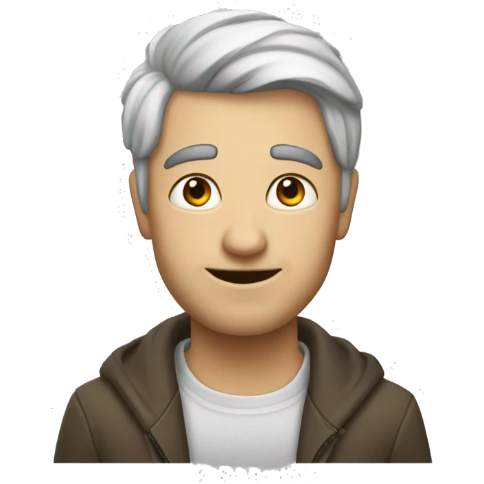 Белая собака  emoji