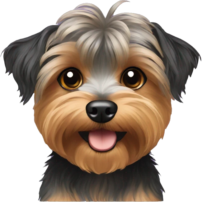 Yorkie poo emoji